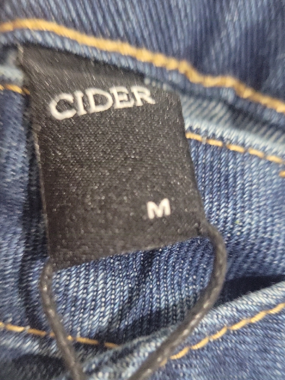 Cider Wide-Leg Jeans in Medium Blue New Size M - Picture 4 of 14